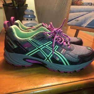 Asics Gel-Venture 5 Gym Shoes Multi Color Pink